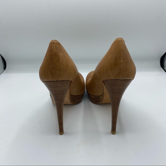 Stuart Weitzman Leather Platform Heels - Picture 4 of 8